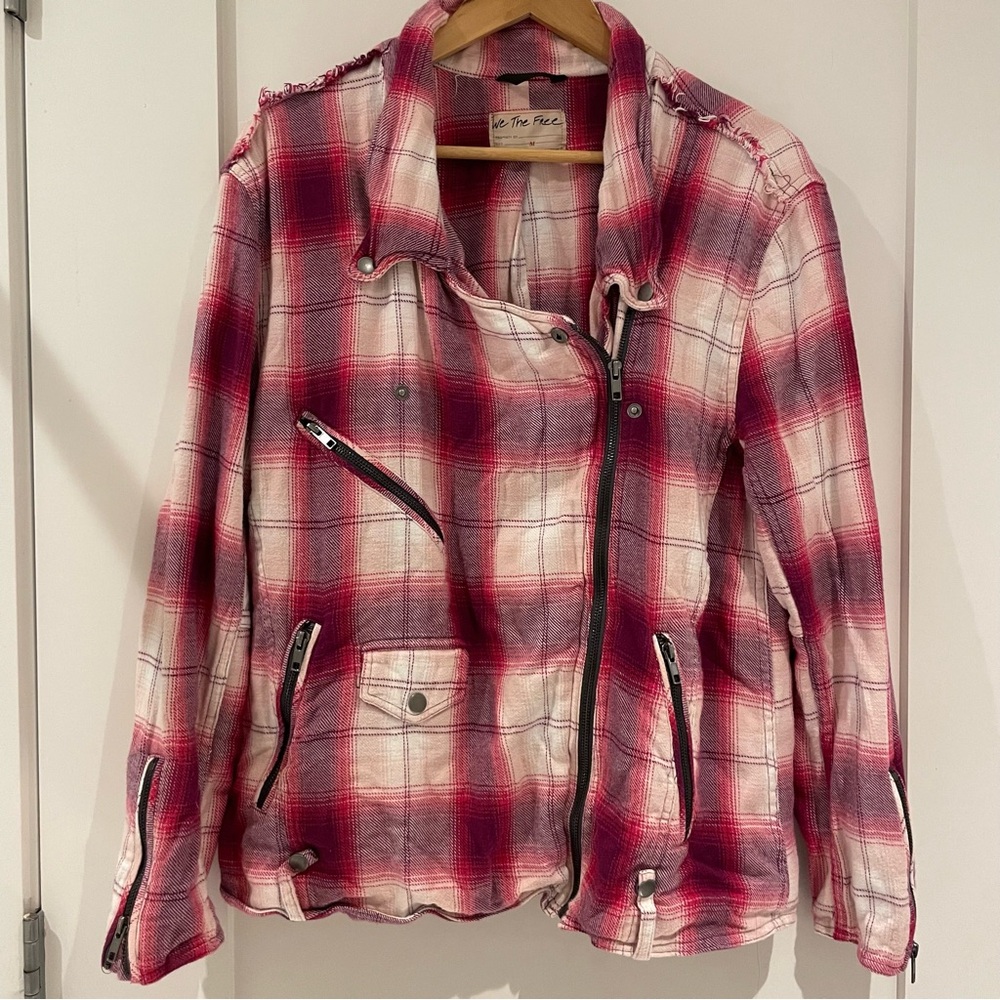 Free People Plaid Jacket